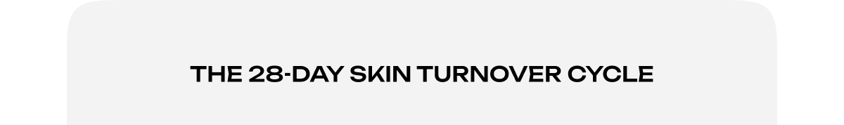 The 28-Day Skin Turnover Cycle